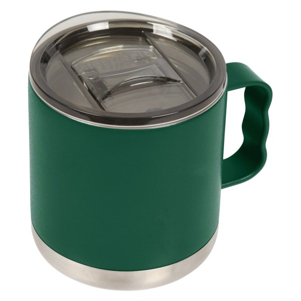 Fifty/Fifty® - 15 fl. oz. Forest Green Stainless Steel Camp Mug with Slide Lid