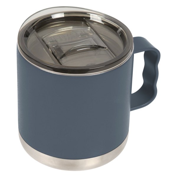 Fifty/Fifty® - 15 fl. oz. Slate Gray Stainless Steel Camp Mug with Slide Lid