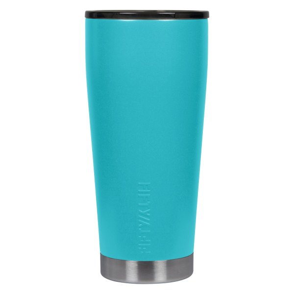 Fifty/Fifty® - 20 fl. oz. Aqua Stainless Steel Tumbler with Slide Lid