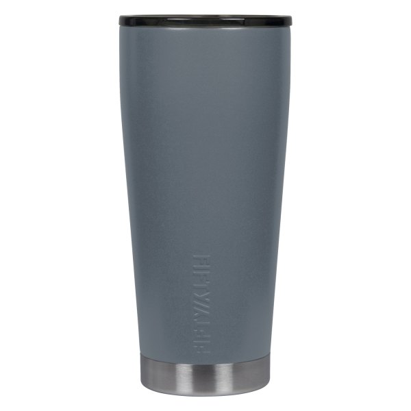 Fifty/Fifty® - 20 fl. oz. Slate Gray Stainless Steel Tumbler with Slide Lid
