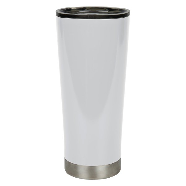 Fifty/Fifty® - Square Gloss™ 20 fl. oz. Winter White Stainless Steel Tumbler
