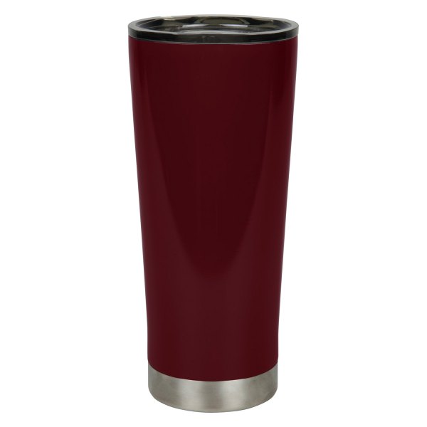 Fifty/Fifty® - Square Gloss™ 20 fl. oz. Brick Red Stainless Steel Tumbler