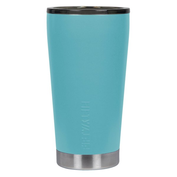 Fifty/Fifty® - 16 fl. oz. Aqua Stainless Steel Tumbler with Slide Lid