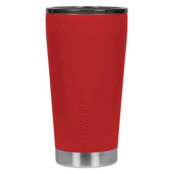 Fifty/Fifty® - 16 fl. oz. Cherry Red Stainless Steel Tumbler with Slide Lid