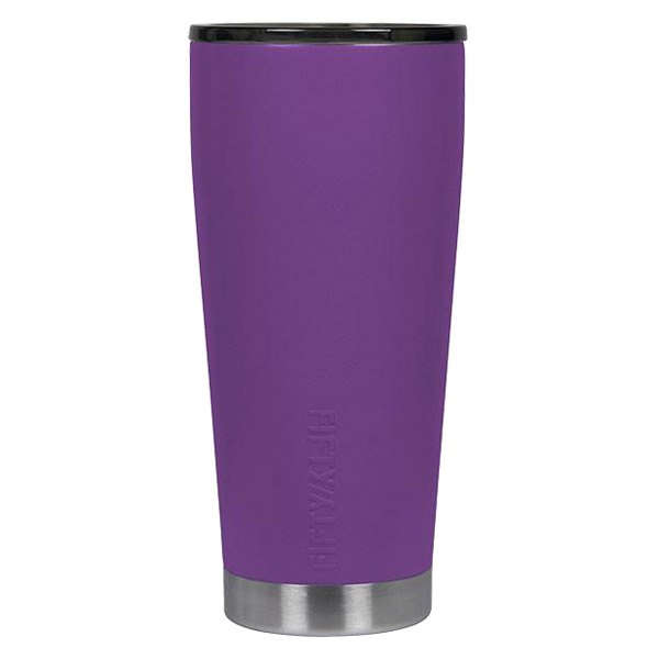 Fifty/Fifty® - 20 fl. oz. Royal Purple Stainless Steel Tumbler with Slide Lid