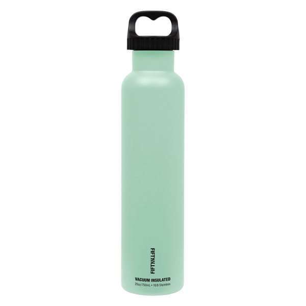 Fifty/Fifty® - 25 fl. oz. Cool Mint Stainless Steel Vacuum Insulated Bottle with 2-Finger Lid