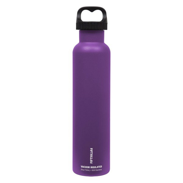 Fifty/Fifty® - 25 fl. oz. Royal Purple Stainless Steel Vacuum Insulated Bottle with 2-Finger Lid