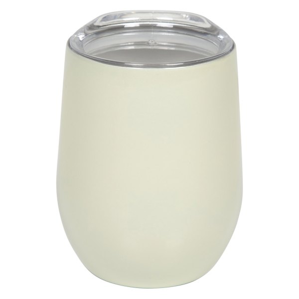 Fifty/Fifty® - 11.8 fl. oz. Pearl White Stainless Steel Vacuum Insulated Wine Tumbler