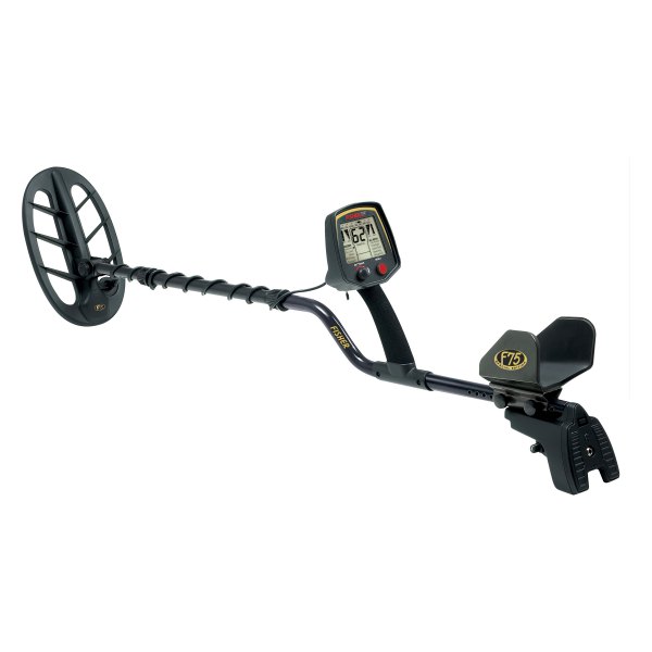 Fisher® - F75 Ltd 5" DD and 11" DD Elliptical Open Waterproof Coil 8-Tone Metal Detector with Boost and Cache Processes