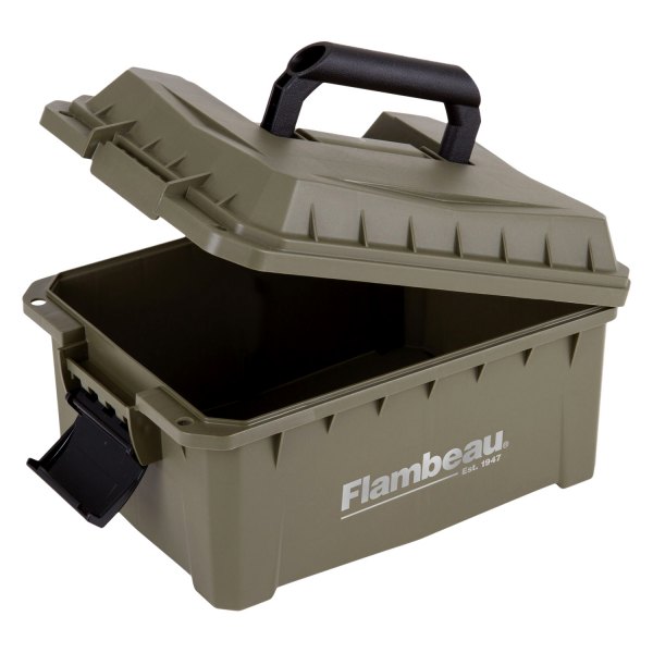 Flambeau Outdoors® - 9.625"L x 7.5"W x 4.25"D Green Shotshell Ammo Box