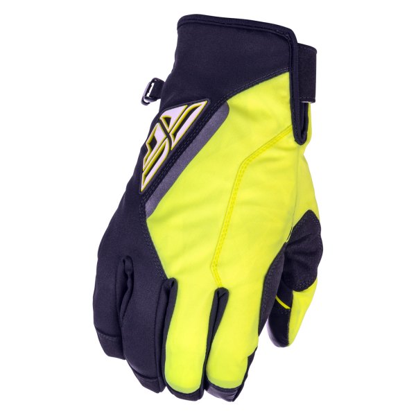 Fly Racing® - Title V2 Men's Gloves (10, Black/Hi-Viz)