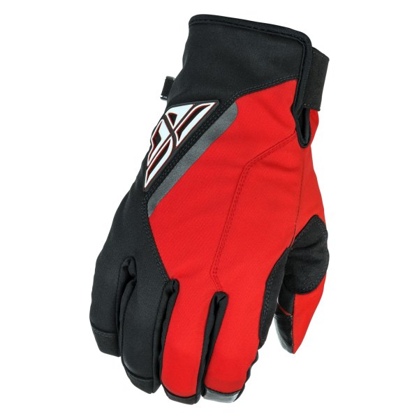 Fly Racing® - Men's 10 Size Black/Red Title Cycling Gloves