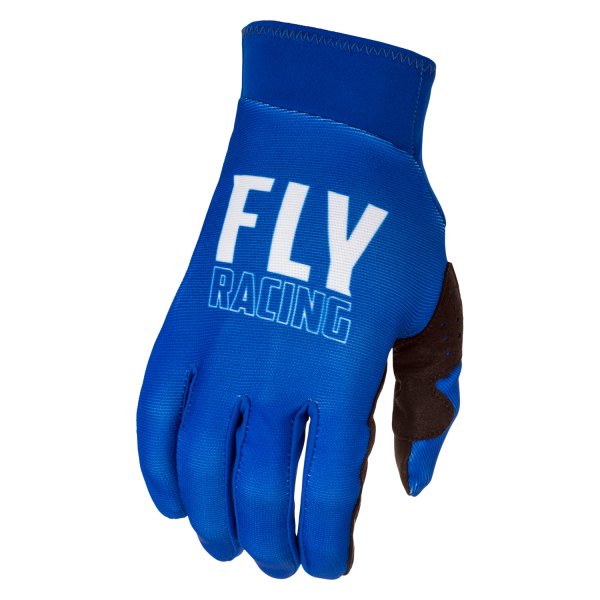 Fly Racing® - Pro Lite V2 Men's Gloves (Medium, White/Blue)