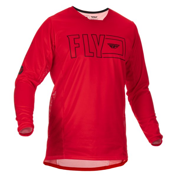 Fly Racing® - Men's Kinetic Fuel™ Large Red/Black Long Sleeve Jersey