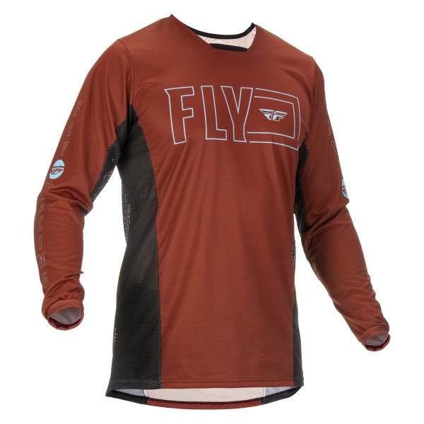 Fly Racing® - Men's Kinetic Fuel™ Medium Rust/Black Long Sleeve Jersey