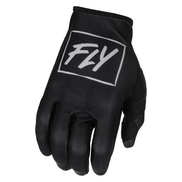 Fly Racing® - Men's Lite™ X-Small Black/Gray Cycling Gloves