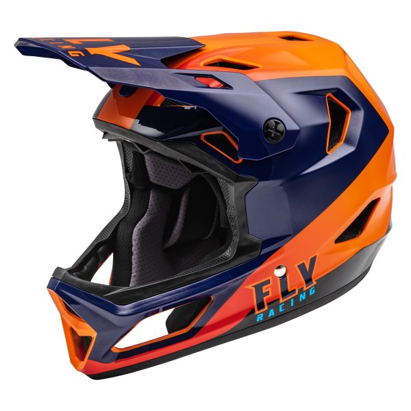 Fly Racing® - Rayce X-Small Navy/Orange/Red Enduro/Full Face Helmet