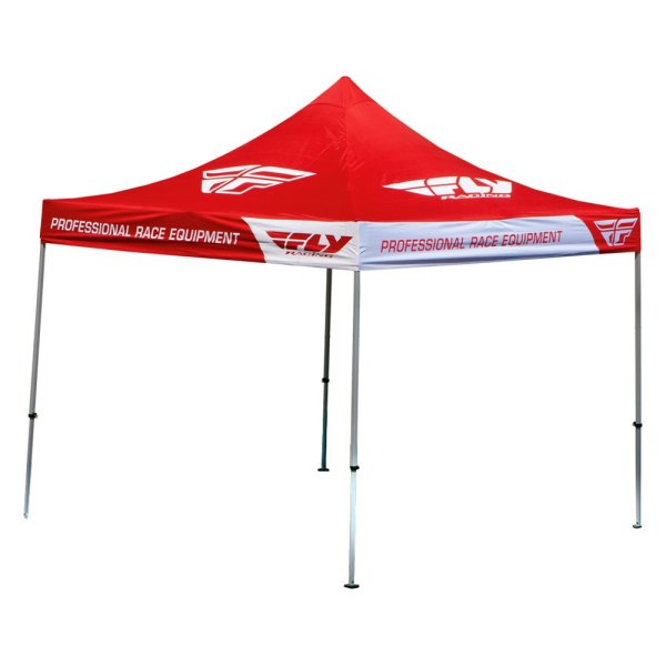Fly Racing® - Heavy Duty Frame 10' x 10' Red Shelter