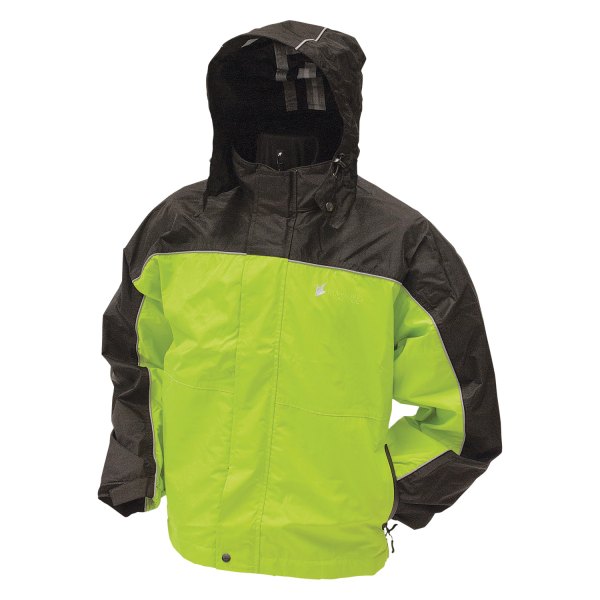 Frogg Toggs® - Men's Toadz Highway™ Small Black/High Vis Green Reflective Jacket