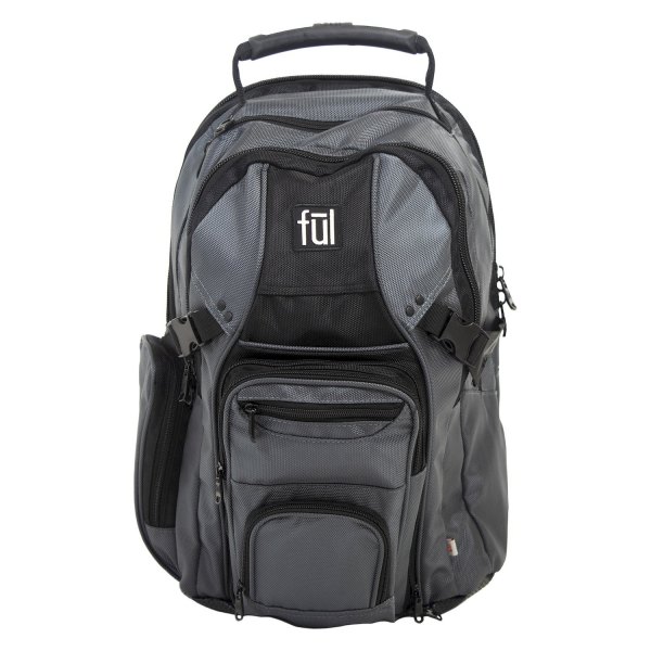 Ful® - Tennman™ 19" x 13" x 8" Gray Unisex Everyday Backpack