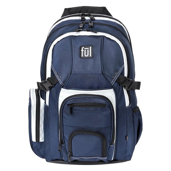 Ful® - Tennman™ 19" x 13" x 8" Navy Unisex Everyday Backpack