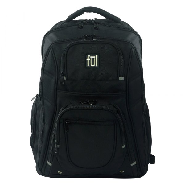 Ful® - Rockwood™ 19" x 13" x 9" Black Unisex Everyday Backpack