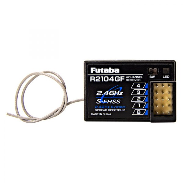 Futaba RC® - R2104GF - 2.4 GHz S-FHSS 4-Channel Receiver