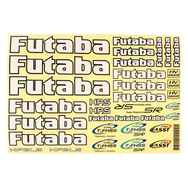 Futaba RC® - Futaba Decal Sheet