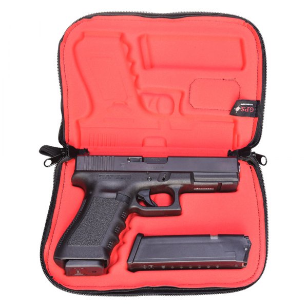 G Outdoors® - Glock 10" x 7" x 2" Black Nylon Pistol Hard Case