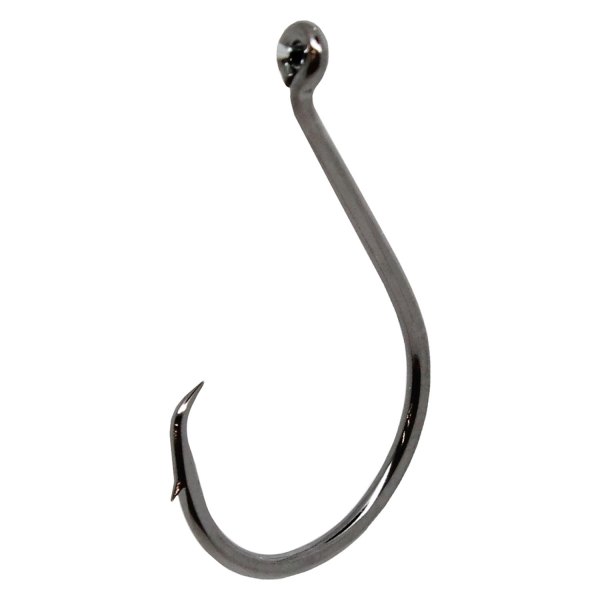 Gamakatsu® - Octopus Circle Outbarb 1X Strong 7/0 Size Black Hooks, 5 Pieces