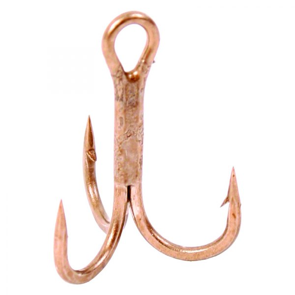 Gamakatsu® - Round Bend Treble 5 Size Bronze Hooks, 11 Pieces