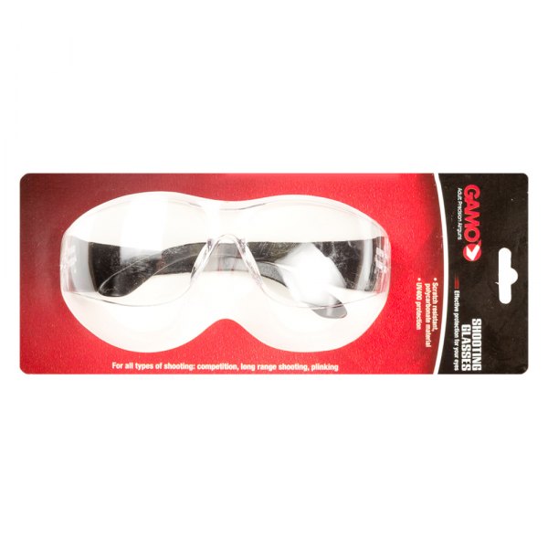 GAMO® - Black Frame Clear Rimless Glasses