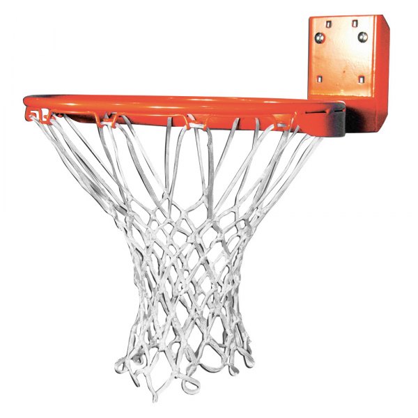 Gared® - Rear Mount Institutional Fixed Orange Steel Basketball Hoop