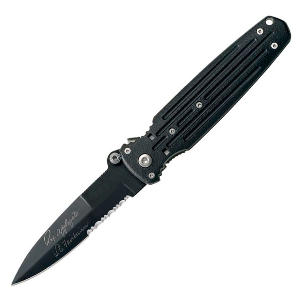Gerber® - Applegate Covert 3.78" Black Spear Point Serrated Folding Knife