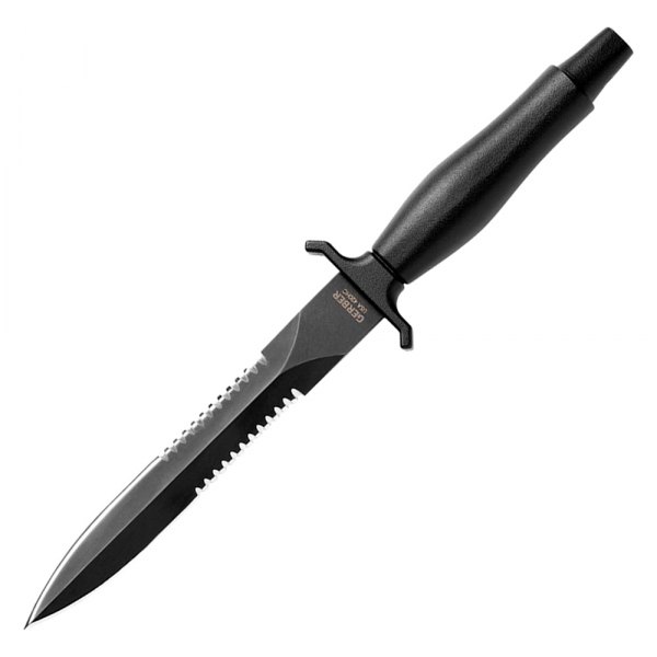 Gerber® - Mark II 6.5" Black Spear Point Serrated Fixed Knife with Sheath