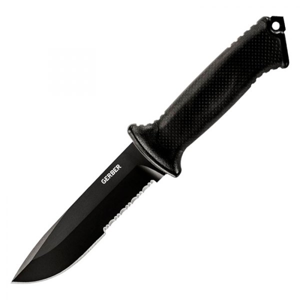 Gerber® - Prodigy 4.75" Black Drop Point Fixed Knife with Sheath
