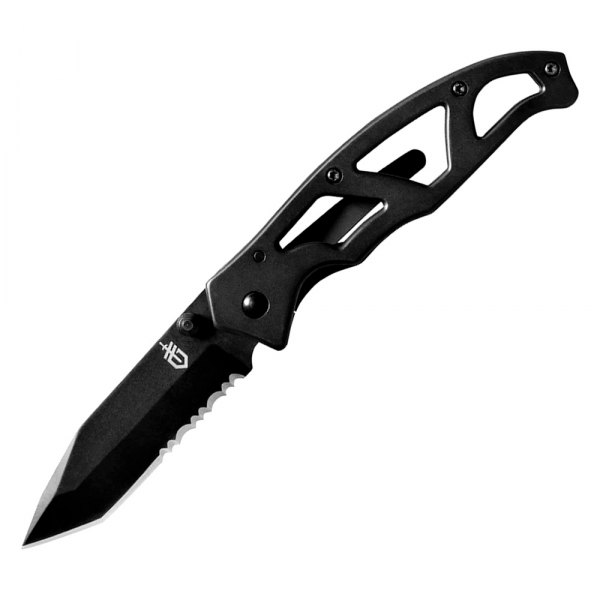 Gerber® - Paraframe 2.88" Black Tanto Serrated Folding Knife