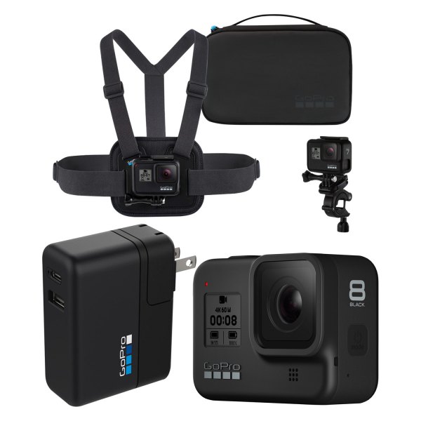 GoPro® - HERO8 4K 60 FPS Black Action Camera Kit