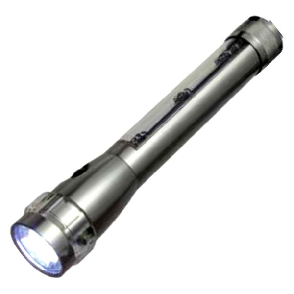 GoWISE USA® - Silver Solar Flashlight