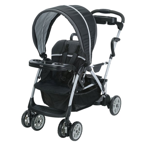 click and connect double stroller