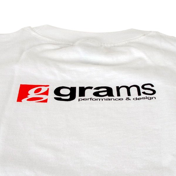 Grams® - Men's Classic Logo Large White T-Shirt