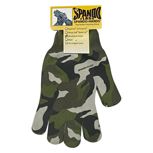 Great Day® - Spando-Flage™ Woodlands Green Hunting Gloves
