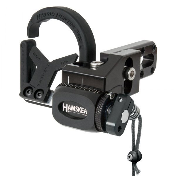 Hamskea® - Hybrid Hunter Pro™ Black Left-Handed Drop Away Arrow Rest