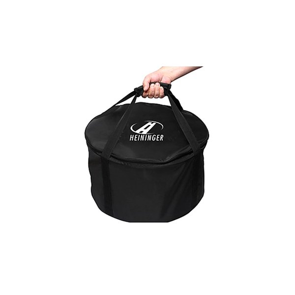 Round Black Fire Pit Carry Bag, Heininger Fire Pit