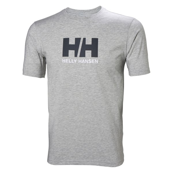 Helly Hansen® - Men's Brand Logo Helly Hansen Large Gray Melange T-Shirt