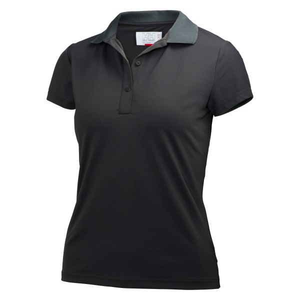 Helly Hansen® - Women's Crew Tech X-Small Black Polo Shirt