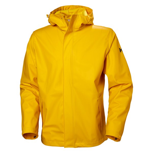 Helly Hansen® - Men's Moss Large Essential Yellow Rain Jacket