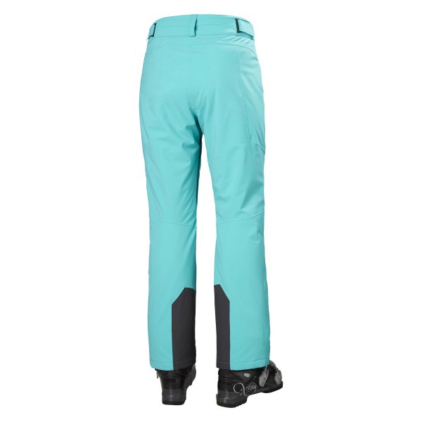 turquoise ski pants