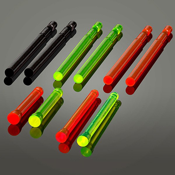 HIVIZ® - LiteWave™ Green/Red/Black Replacement Handgun LitePipe Kit