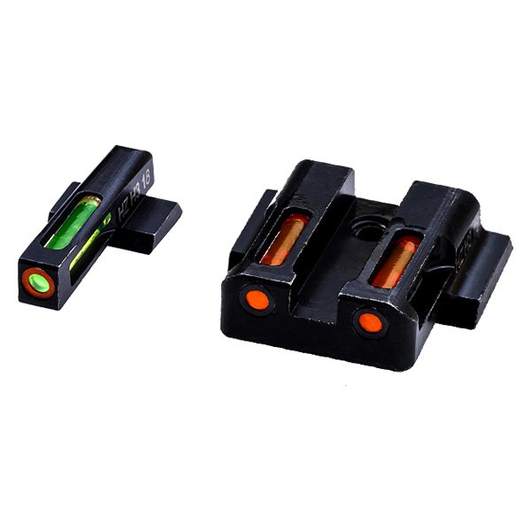 HIVIZ® - LiteWave H3™ S&W M&P Orange Rear Tritium/Litepipe Gun Sight Set